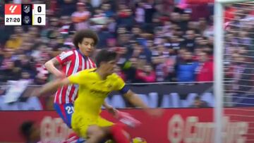 El Atlético lo protestó y mucho: este es el penalti que aleja a los de Simeone del liderato