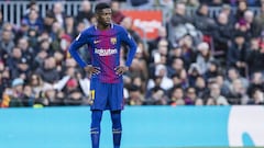 Dembélé, baja en la sesión de hoy por problemas gástricos