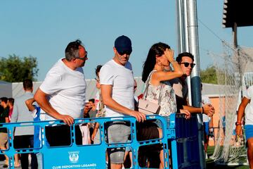 Zidane estuvo viendo a su hijo Enzo con el Rayo Majadahonda