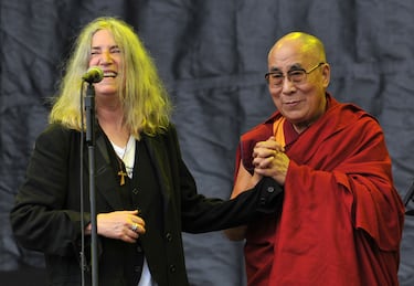 Patti Smith, cantante, compositora, artista visual y escritora estadounidense.