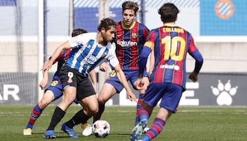 El filial cayó ante el Barcelona B y pone pie y medio en la Segunda RFEF.