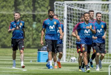 España entrena al calor de Krasnodar