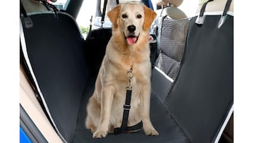 Viajar con perros de forma m¨¢s c¨®moda con este cubreasientos para el coche
