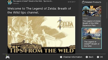 Ya disponible el canal de noticias de Zelda en Nintendo Switch