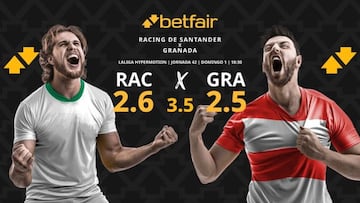 Racing de Santander vs. Granada CF: horario, dónde ver, pronósticos y clasificación