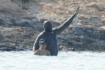 El ex pivot de los Orlando Magic, Los ?ngeles Lakers o Miami Heat entre otros equipos se encuentra en Formentera junto con su familia disfrutando del verano.