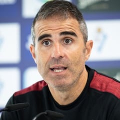 Garitano: "En la primera vuelta no fuimos capaces de ganar al Fuenla ni lo merecimos"