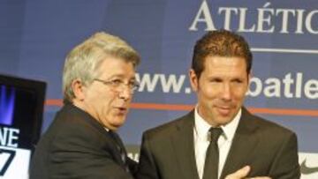 Cerezo y Simeone, el día de su renovación