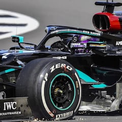 Hamilton gana a la pata coja