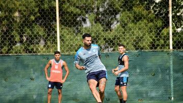 Edwin Cardona, jugador colombiano de Racing