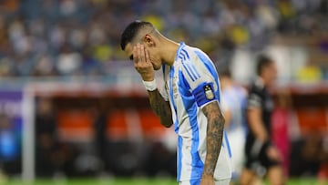 Di María y su despedida con la afición de Argentina
