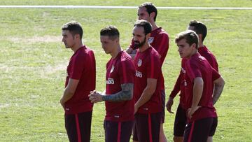 Gabi, Torres, Griezmann y Juanfran.