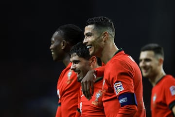 Ronaldo celebrates