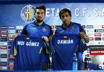 El Getafe ficha a Damián y Moi Gómez.