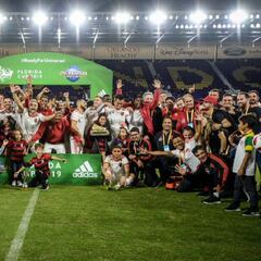 Colombianos de Flamengo, campeones de la Florida Cup