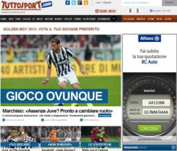 Portadas de la prensa extranjera