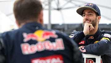 Daniel Ricciardo en Bakú.