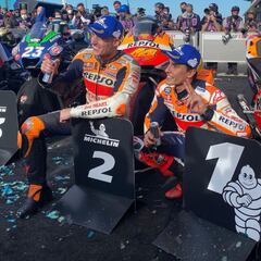 Lorenzo admira la falta de miedo de Márquez