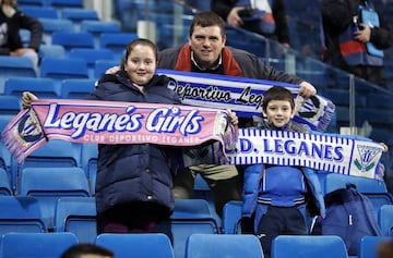 Ambientazo en el Bernabéu.