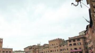 <b>AMBIENTAZO. </b>La Piazza del Campo de Siena en vísperas del Palio.