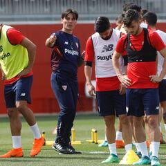 Montella dirige al equipo a la espera de conocer su futuro