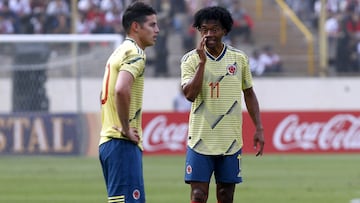 Cuadrado: "No tergiversen las cosas, James es un amigo"