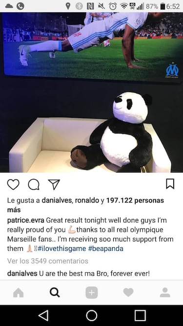 Evra rompe su silencio y Dani Alves le deja un mensaje