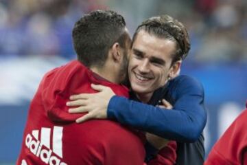 Koke y Griezmann,