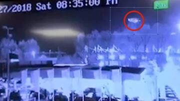 Una cámara captó la caída del helicóptero del dueño del Leicester
