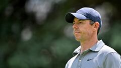 ETOBICOKE, ONTARIO - JUNE 11: Rory McIlroy of Northern Ireland walks off the fifth tee during the third round of the RBC Canadian Open at St. George's Golf and Country Club on June 11, 2022 in Etobicoke, Ontario.   Minas Panagiotakis/Getty Images/AFP
== FOR NEWSPAPERS, INTERNET, TELCOS & TELEVISION USE ONLY ==