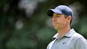 ETOBICOKE, ONTARIO - JUNE 11: Rory McIlroy of Northern Ireland walks off the fifth tee during the third round of the RBC Canadian Open at St. George's Golf and Country Club on June 11, 2022 in Etobicoke, Ontario.   Minas Panagiotakis/Getty Images/AFP
== FOR NEWSPAPERS, INTERNET, TELCOS & TELEVISION USE ONLY ==