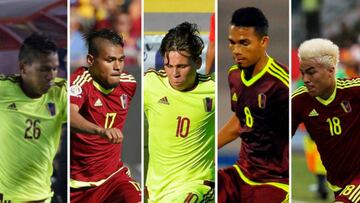 Andr&eacute;s Ponce, Josef Mart&iacute;nez, Yeferson Soteldo, Yangel Herrera y Adalberto Pe&ntilde;aranda lideran el relevo generacional en la selecci&oacute;n venezolana.