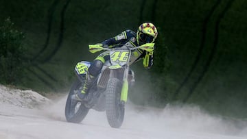 Rossi de lado en el Rancho.