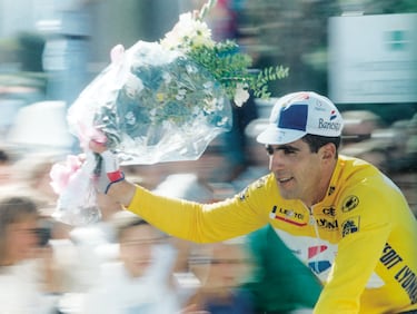 El navarro es pentacampeón del Tour de Francia, sumando todas estas victorias en años consecutivos (del 1991 a 1995) y es doble ganador en el Giro de Italia. París-Niza, Volta a Catalunya… además del Mundial de contrarreloj. Un corredor único.
 
