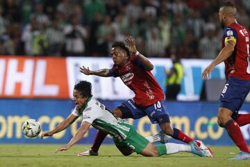 Nacional supo concretar las que generó ante un DIM que falló en la definición. Juan David Cabal y Daniel Mantilla fueron los autores de los goles que le permite a los verdes llegar a 20 puntos y ser segundos en la Liga BetPlay.