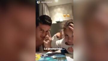 ¿Por qué James celebró así el gol? La respuesta es su hija