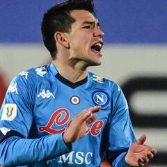 'Chucky' Lozano causa baja del Napoli por lesión
