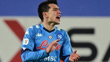 'Chucky' Lozano causa baja del Napoli por lesión
