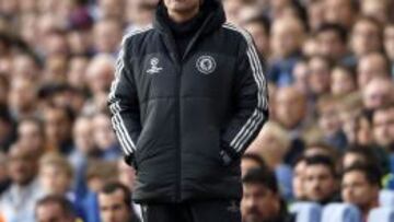 Mourinho, durante un partido del Chelsea ante el Atl&eacute;tico.