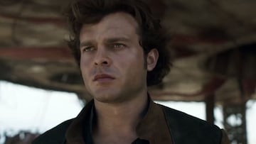 Alden Ehrenreich como Han Solo.