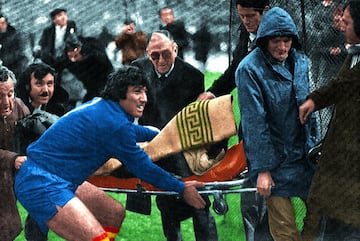 El Yugoslavia-España jugado en noviembre de 1977 para la clasificiación del Mundial de Argentina 78 fue un partido muy duro ya que desde el primer momento los balcánicos exhibieron una violencia desmedida con patadas y entradas traicioneras. En el cambio