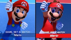 Comparan los gráficos de Mario Tennis Aces con Ultra Smash