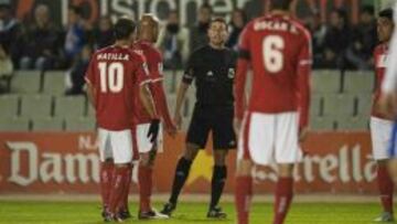 Matilla, en el partido ante el Sabadell.