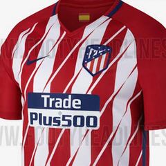 Se filtran las posibles camisetas del Atlético con el nuevo escudo