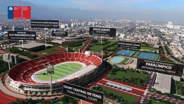 Así será en detalle el Estadio Nacional para los Panamericanos