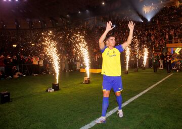 Cristiano Ronaldo, durante su presentación.