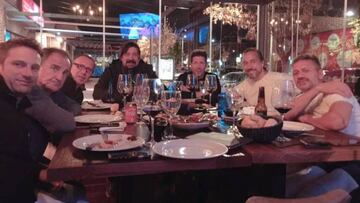 Simeone reunió a su cuerpo técnico en una cena