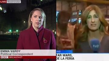 Dos reporteras de TVE y la BBC, víctimas de bromas