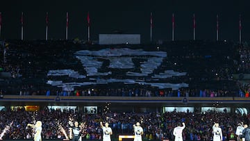 Fans o Aficion during the 12th round match between Pumas UNAM and Guadalajara as part of the Liga BBVA MX, Torneo Apertura 2025 at Olimpico Universitario Stadium, on October 05, 2025 in Mexico City, Mexico.