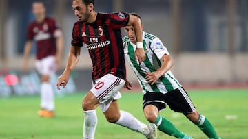 Resultado Milan 1-2 Betis: Cristian Zapata estuvo 64&#039;